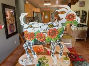 Barb Clark Fine Art Gallery - Galloping Goat